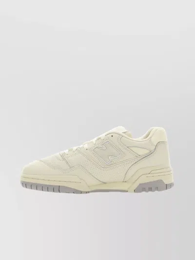New Balance 550 Sneakers With Contrast Sole And Perforations In White