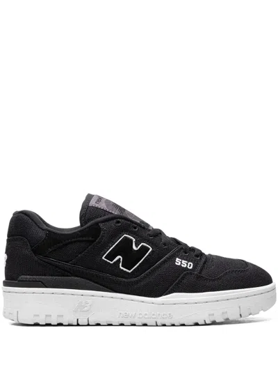 New Balance 550 Suede Low-top Sneakers In Black
