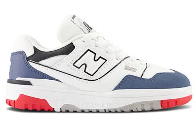 Pre-owned New Balance 550 Usa Sneakers In White/navy Blue/red
