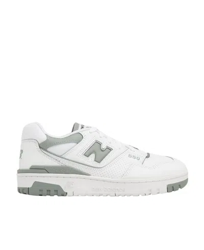 New Balance 550 Basketball Sneaker In White Green