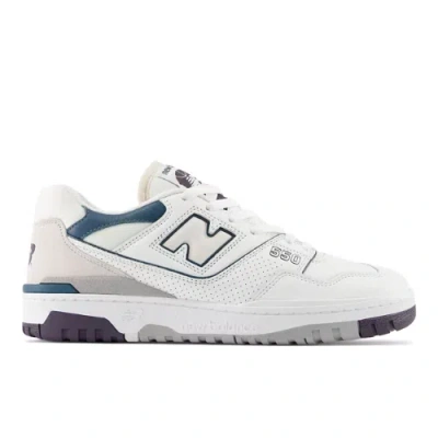 New Balance 550 Panelled Leather Sneakers In White