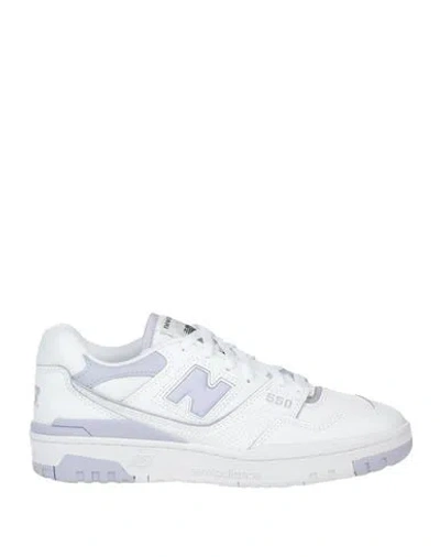 New Balance 550 Woman Sneakers White Size 7.5 Soft Leather, Textile Fibers