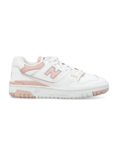 New Balance 550 Womans Sneakers In White Pink