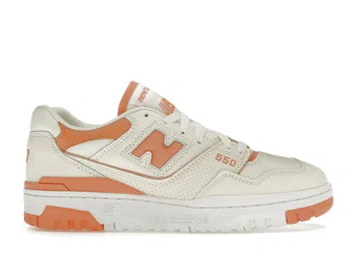 Pre-owned New Balance 550 (women's) Sneakers In Angora/copper/white In Multi