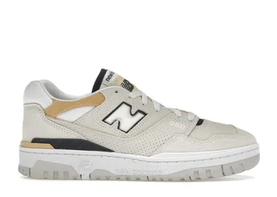 Pre-owned New Balance 550 (women's) Sneakers In Sea Salt/navy Blue/raw Sugar In Multi