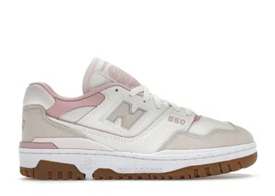 Pre-owned New Balance 550 (women's) Sneakers In Sea Salt/pink Granite/orb Pink In Multi