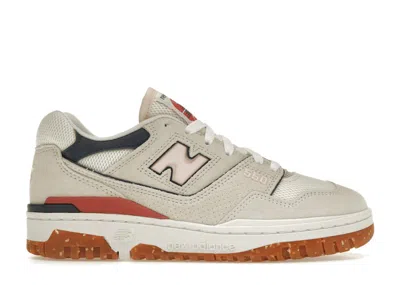 Pre-owned New Balance 550 (women's) Sneakers In Sea Salt/quartz Pink/astro Dust