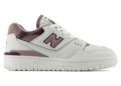 Pre-owned New Balance 550 (women's) Sneakers In White/ice Wine