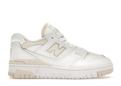 Pre-owned New Balance 550 (women's) Sneakers In White/linen