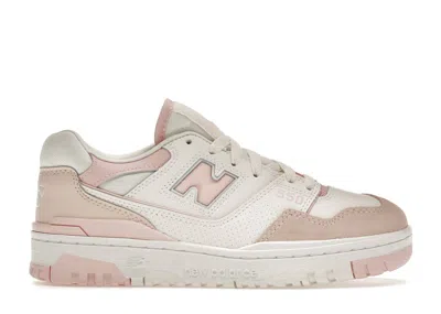 Pre-owned New Balance 550 (women's) Sneakers In White/pink