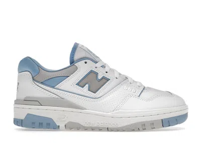 Pre-owned New Balance 550 (women's) Sneakers In White/university Blue/grey In Multi