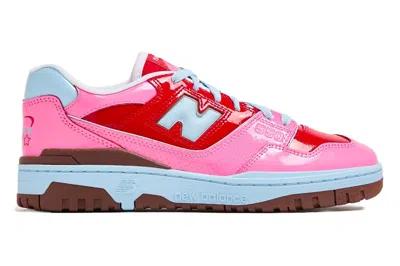 Pre-owned New Balance 550 Y2k Patent Leather Pack Red Pink In Red/pink/brown