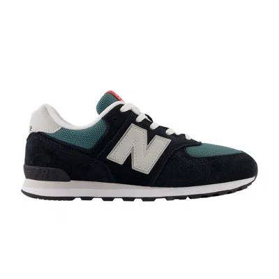 Pre-owned New Balance 574 Big Kid 'black New Spruce' | Kid's Size 4.5