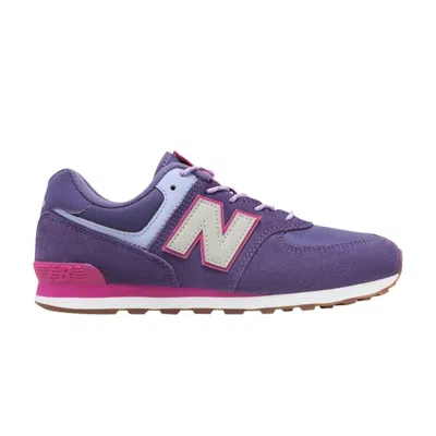 Pre-owned New Balance 574 Big Kid 'camp - Violet Fluorite' | Purple | Kid's Size 6.5