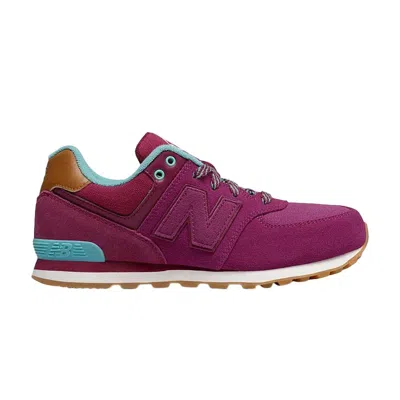 Pre-owned New Balance 574 Big Kid 'collegiate Pack - Purple' | Kid's Size 7