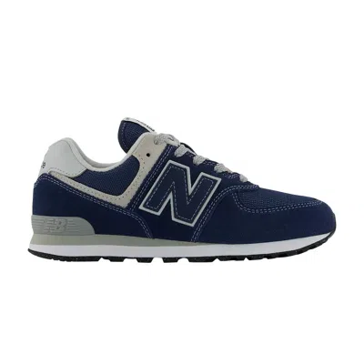 Pre-owned New Balance 574 Big Kid 'core Pack - Navy' | Blue | Kid's Size 5