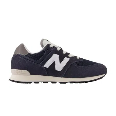 Pre-owned New Balance 574 Big Kid 'outerspace' | Blue | Kid's Size 7