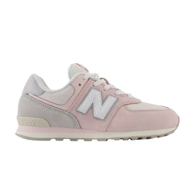 Pre-owned New Balance 574 Big Kid 'shell Pink Rain Cloud' | Kid's Size 7