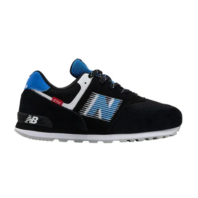Pre-owned New Balance 574 Big Kid 'speed - Black Cobalt' | Kid's Size 4.5