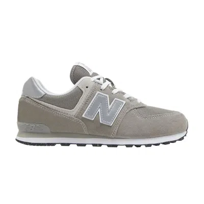 Pre-owned New Balance 574 Big Kid Wide 'core Pack - Grey White' | Kid's Size 6 In Gray