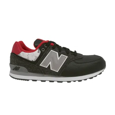 Pre-owned New Balance 574 Big Kid Wide 'deep Freeze' | Black | Kid's Size 6