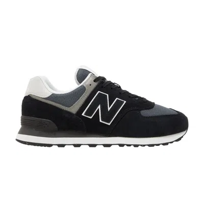 Pre-owned New Balance 574 'black Grey White'