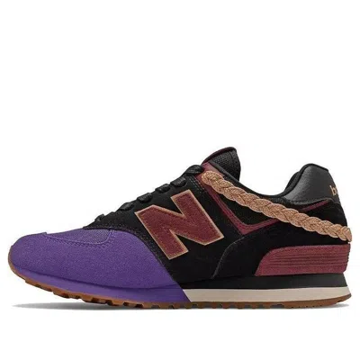 New Balance Mens  574 Classic In Black/classic Burgundy
