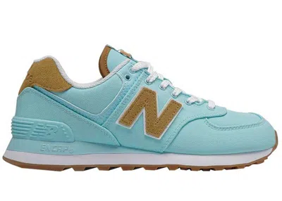 Pre-owned New Balance 574 Blue (women's) Sneakers In Blue Chill/workwear