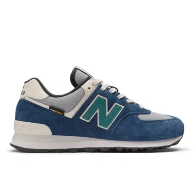New Balance 574 In Blue/grey/green