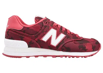 Pre-owned New Balance 574 Camo Raddish (women's) Sneakers In Radish/white In Multi