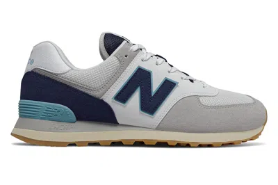 Pre-owned New Balance 574 Core Plus Rain Cloud Blue In Rain Cloud/pigment/bali Blue