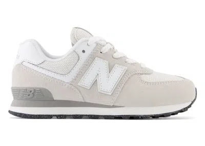 Pre-owned New Balance 574 Core Sneakers In Nimbus Cloud/white