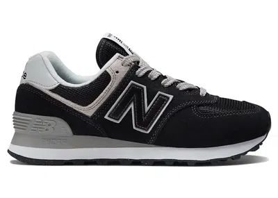 Pre-owned New Balance 574 Core (women's) Sneakers In Black/white