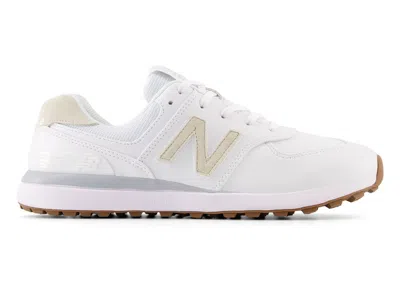 Pre-owned New Balance 574 Greens V2 (women's) Sneakers In White