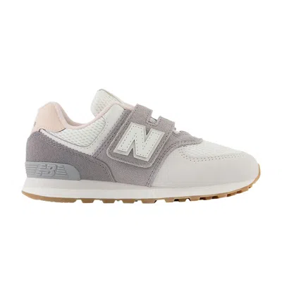 Pre-owned New Balance 574 Hook & Loop Little Kid 'grey Matter Rose Sand' | Kid's Size 13