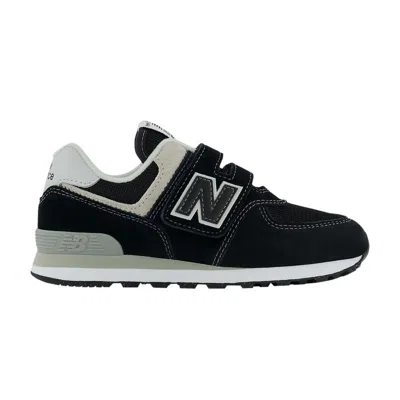 Pre-owned New Balance 574 Hook & Loop Little Kid Wide 'core Pack - Black' | Kid's Size 10.5
