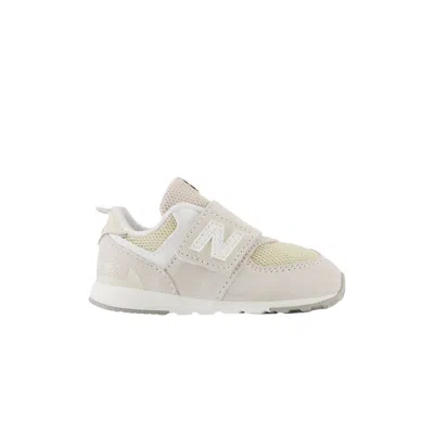 Pre-owned New Balance 574 Hook & Loop Toddler 'moonbeam Bone' | Cream | Infant Size 10
