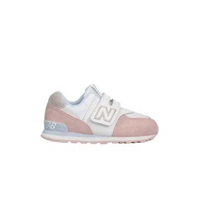 Pre-owned New Balance 574 Infant Wide 'white Pink' | Infant Size 4