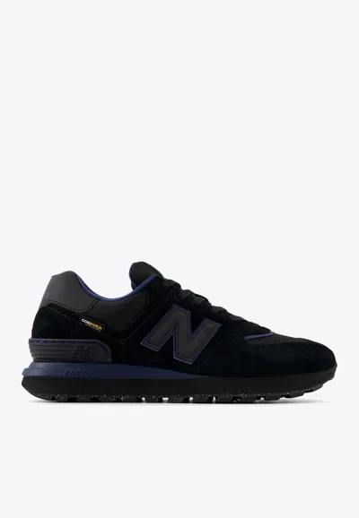 New Balance 574 Legacy Low-top Sneakers In Black With Anthracite