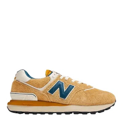New Balance 574 Legacy Mustard Gold Sneakers In Orange
