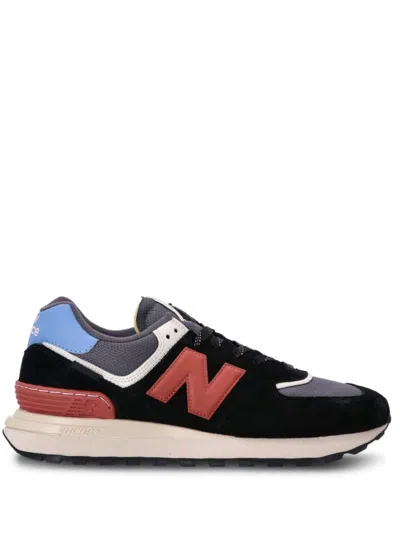 New Balance 574 Panelled Trainers In Black
