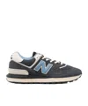 New Balance 574 Chunky Rubber Lug Sole Sneakers In Gray