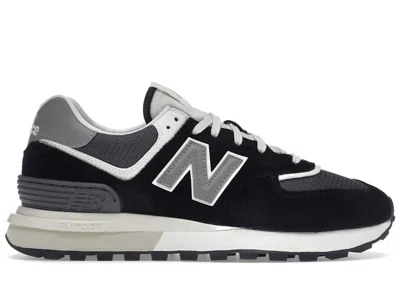Pre-owned New Balance 574 Legacy Sneakers In Black/marblehead