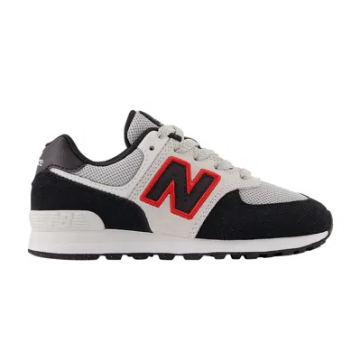 Pre-owned New Balance 574 Little Kid 'black Nimbus Cloud Red' | Kid's Size 3