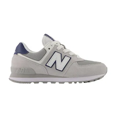 Pre-owned New Balance 574 Little Kid 'brighton Grey Navy' | Kid's Size 2 In Gray