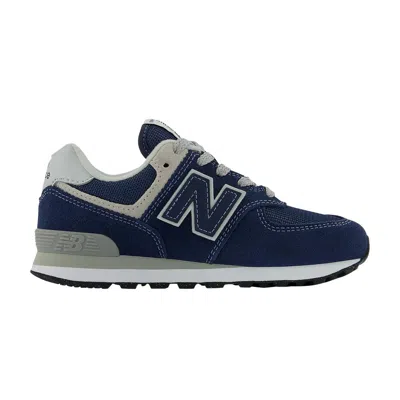 Pre-owned New Balance 574 Little Kid Wide 'core Pack - Navy' | Blue | Kid's Size 12