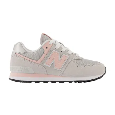 Pre-owned New Balance 574 Little Kid Wide 'core Pack - Rain Cloud Pink Haze' | Grey | Kid's Size 1 In Gray