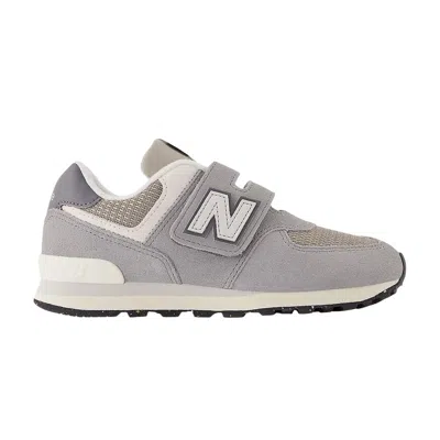 Pre-owned New Balance 574 Little Kid Wide 'grey White' | Kid's Size 11 In Gray