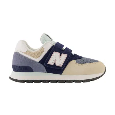 Pre-owned New Balance 574 Little Kid Wide 'rugged Summer Brights' | Blue | Kid's Size 2