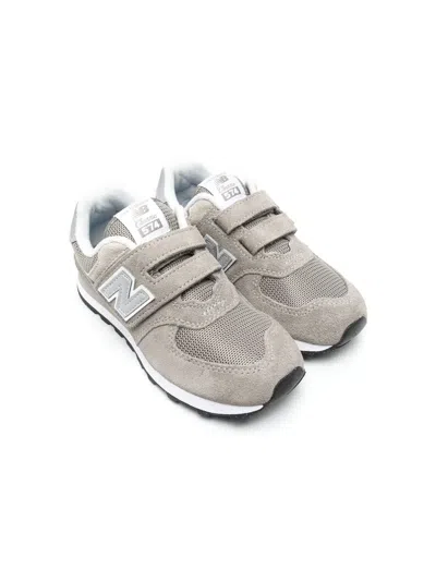New Balance Kids' 574 Logo-patch Sneakers In Grey